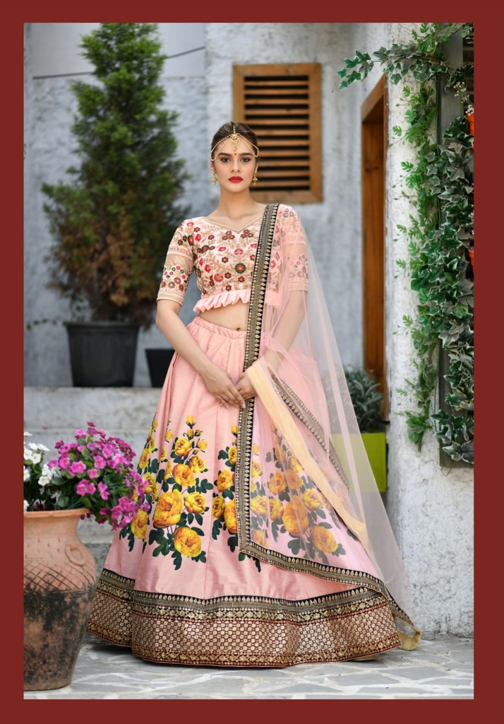 Party Designer Embroidery sequins work Lehenga 