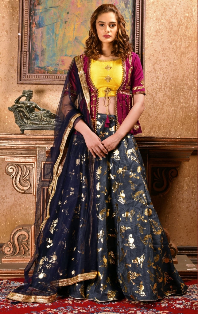 Party Designer Embroidery sequins work Lehenga 