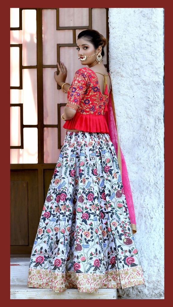 Party Designer Embroidery sequins work Lehenga 