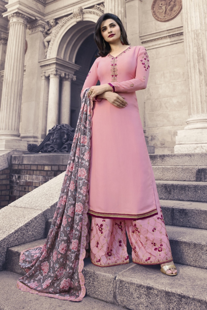 Silk Kameez Baby Pink