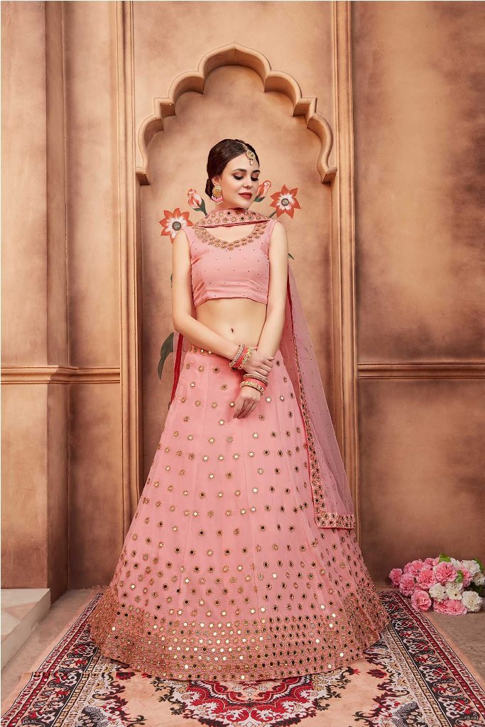 Go With The Lovely Shades With This Heavy Designer Lehenga Choli