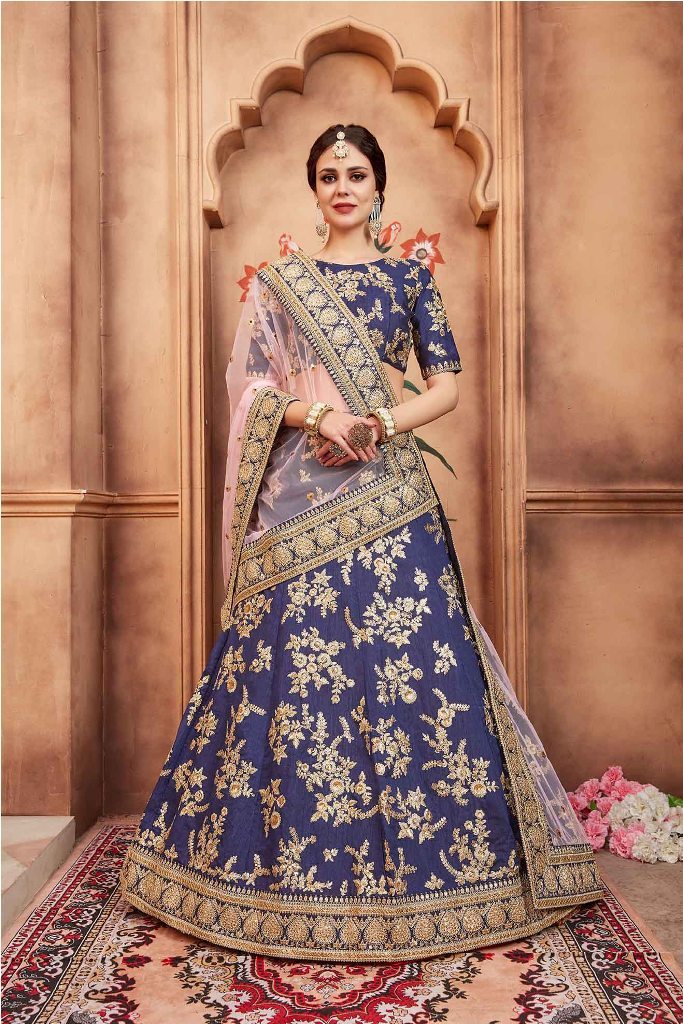 Go With The Lovely Shades With This Heavy Designer Lehenga Choli