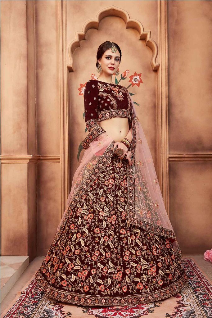 Go With The Lovely Shades With This Heavy Designer Lehenga Choli