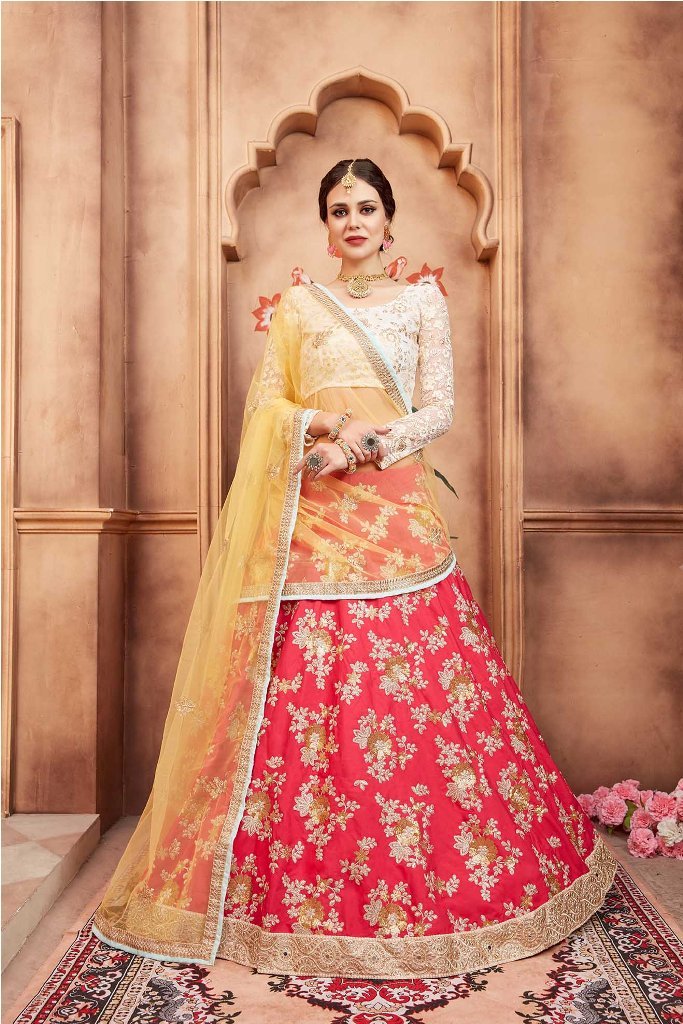 Go With The Lovely Shades With This Heavy Designer Lehenga Choli