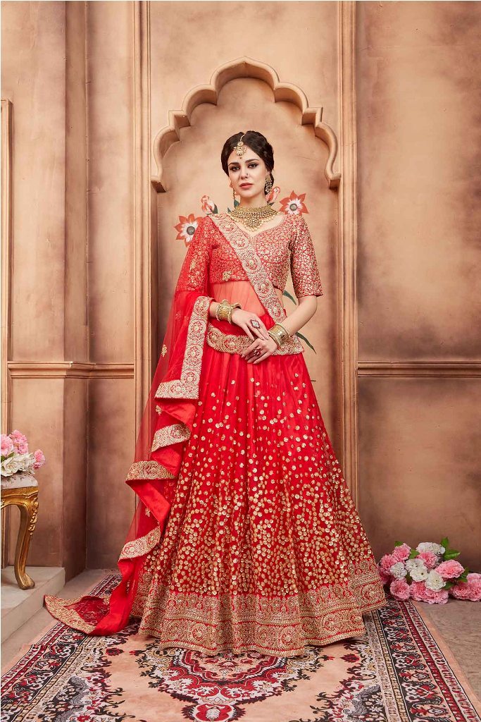 Go With The Lovely Shades With This Heavy Designer Lehenga Choli