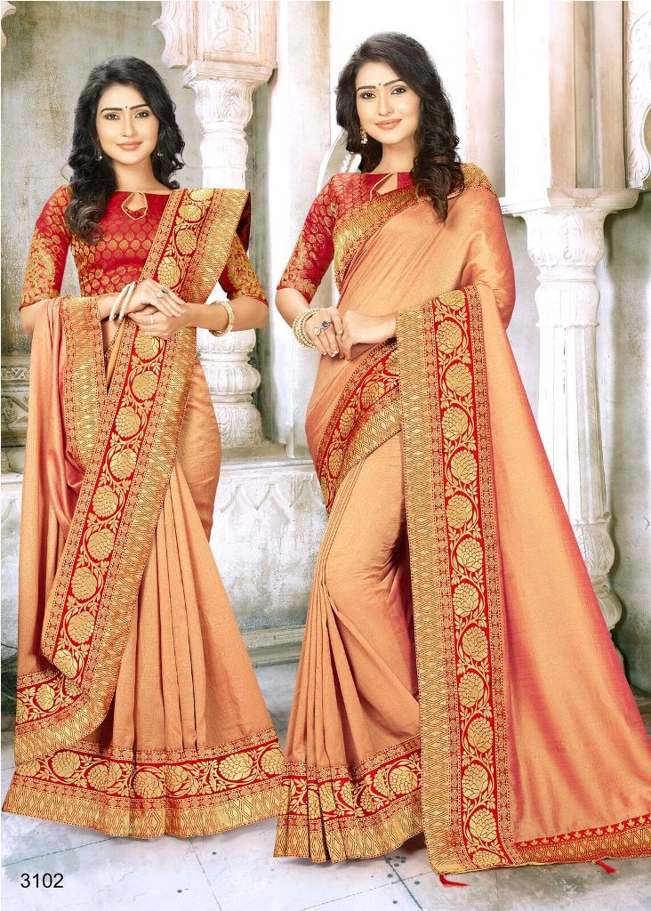 Unique Patterned Designer Saree