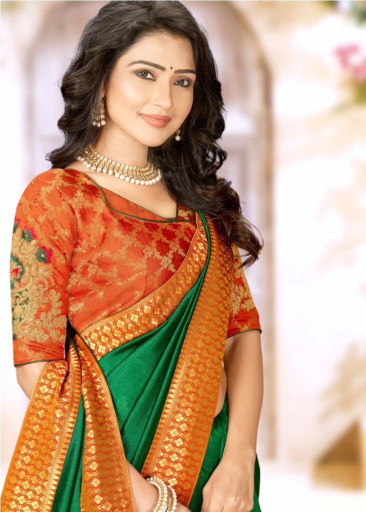 Unique Patterned Designer Saree