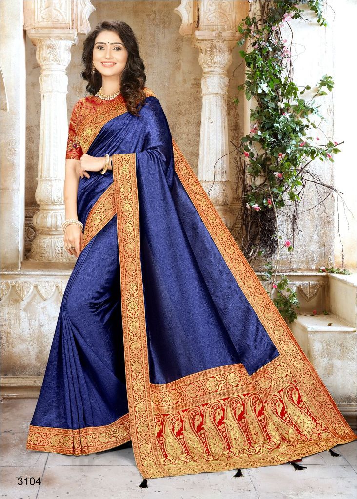 Unique Patterned Designer Saree