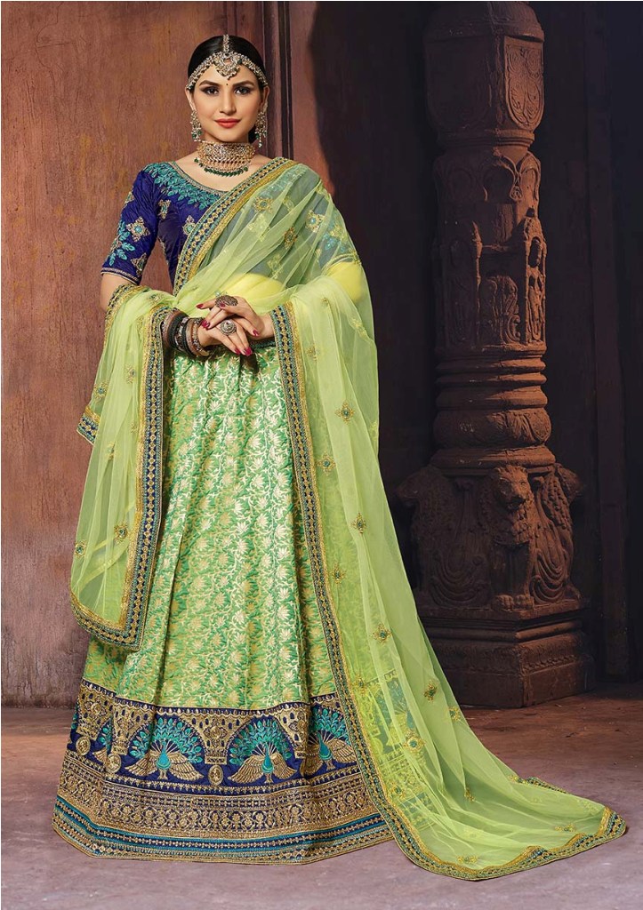 Evergreen Traditional Color Pallete Is Here With This Designer Lehenga Choli