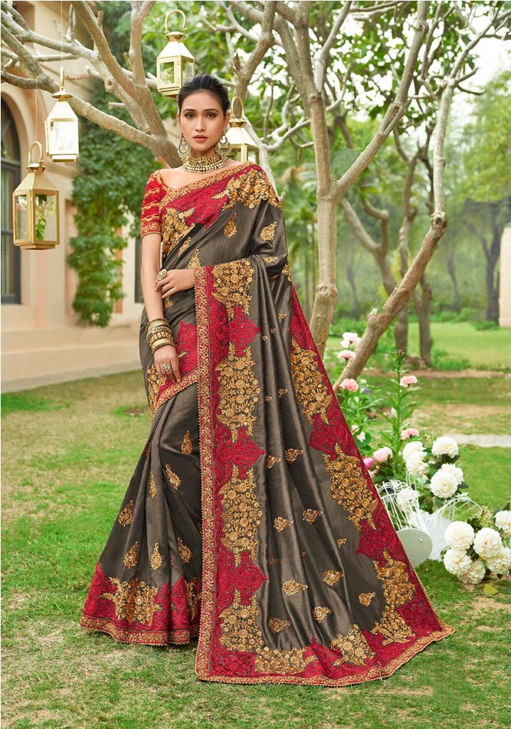 Shine Bright Wearing This Heavy Designer Saree