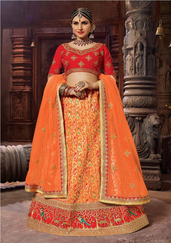 Evergreen Traditional Color Pallete Is Here With This Designer Lehenga Choli