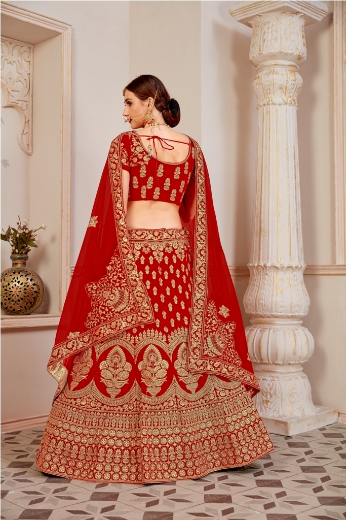 Beautified With Heavy Coding Jari Embroidery lehnga