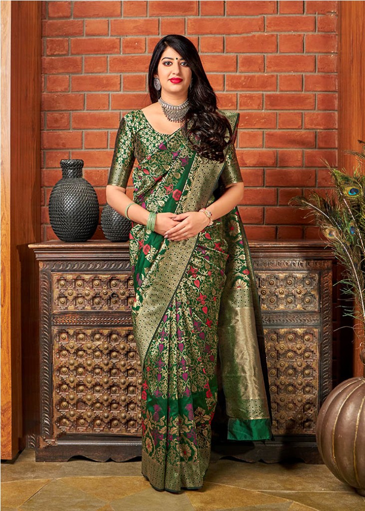 Adorn The Angelic Look Wearing This Designer Silk Based Saree