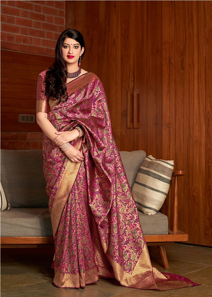 Adorn The Angelic Look Wearing This Designer Silk Based Saree