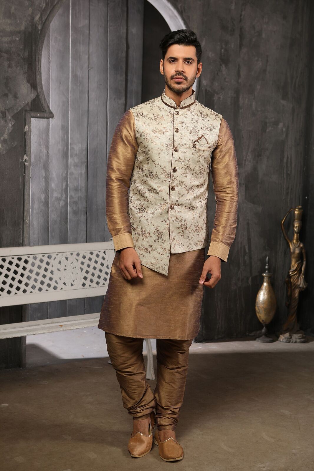 Indowestrn wedding and partywear stylish mens wear 