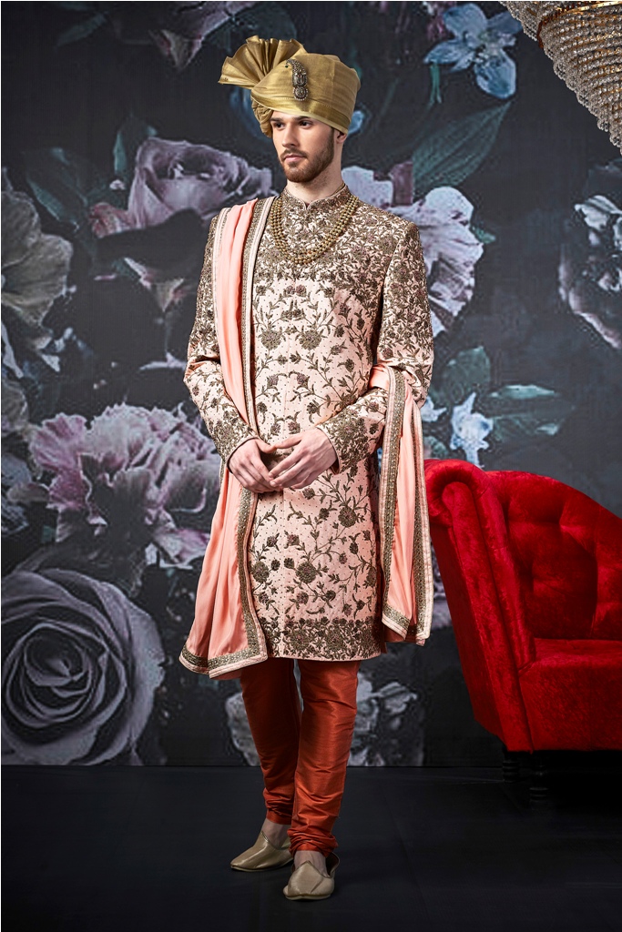 Designer embroid wedding and party wear SHERWANI