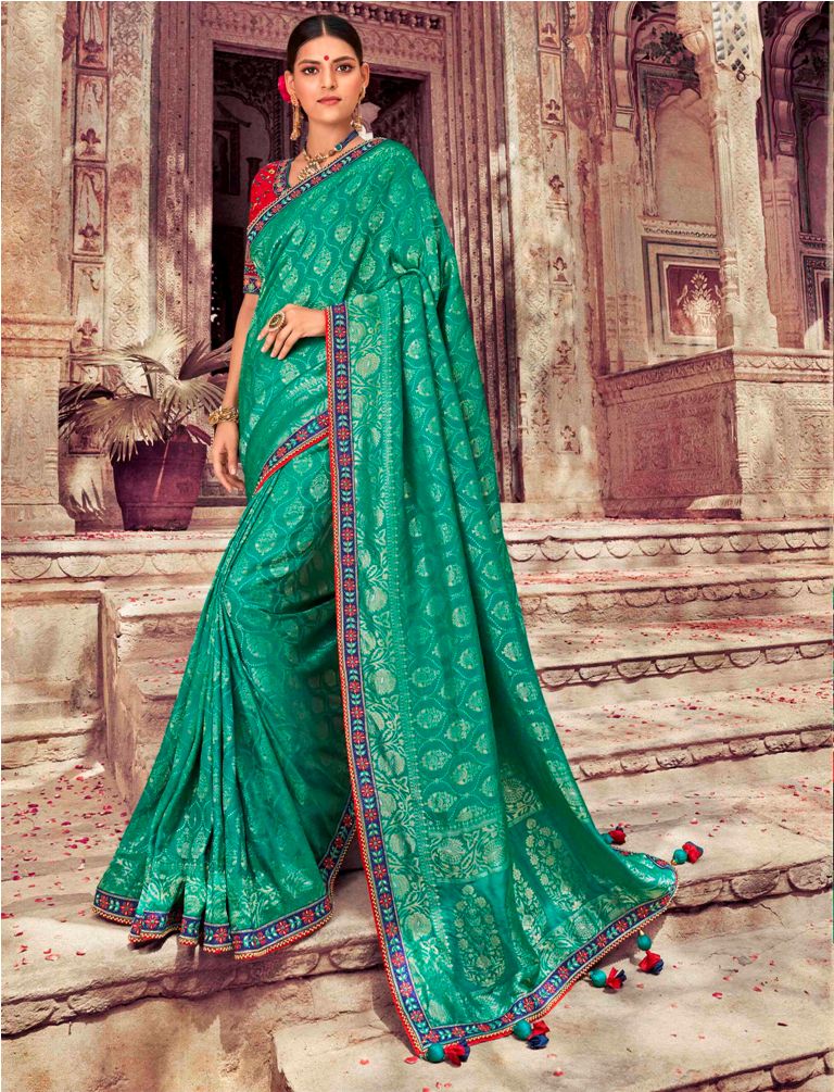 Celebrate This Festive Season Wearing This Designer Silk Based Saree