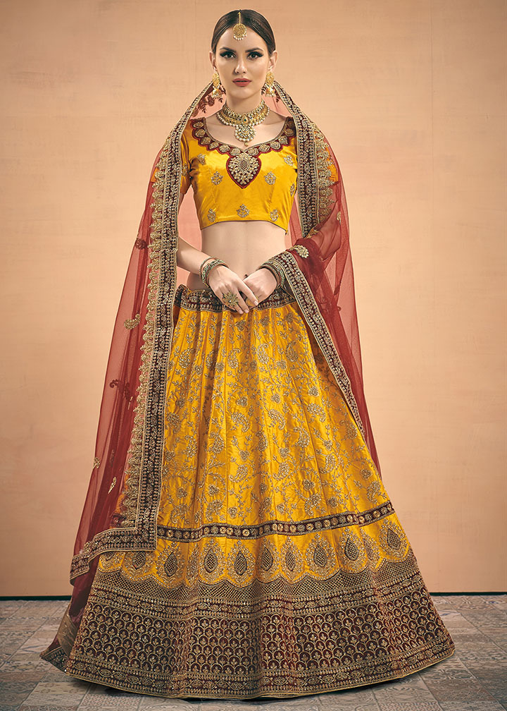 Adorn The Pretty Angelic Look Wearing This Designer Lehenga Choli