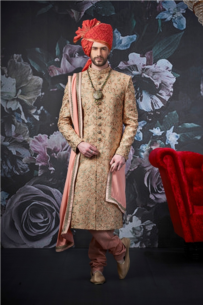 Designer embroid wedding and party wear SHERWANI