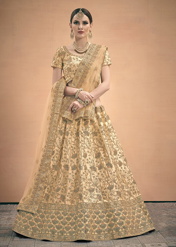 Adorn The Pretty Angelic Look Wearing This Designer Lehenga Choli