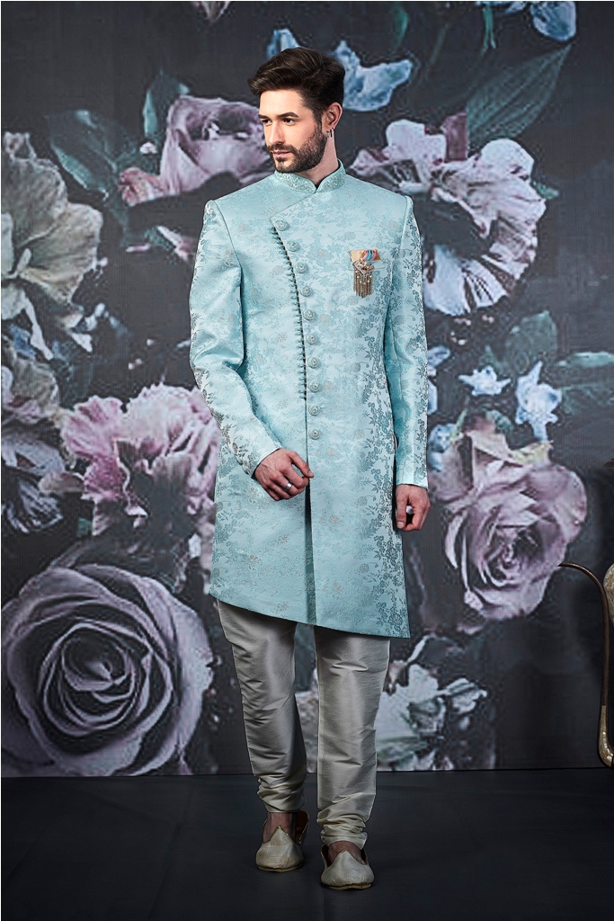 Designer heavy worked royal sherwani with new ideas