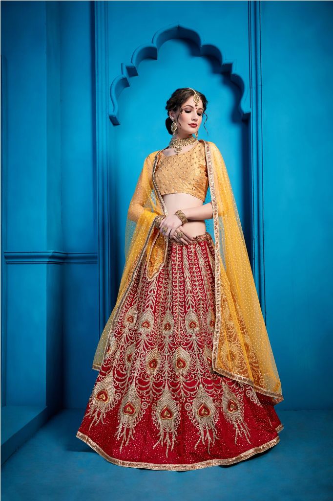 Go Colorful With This Very Beautiful Heavy Designer Lehenga Choli