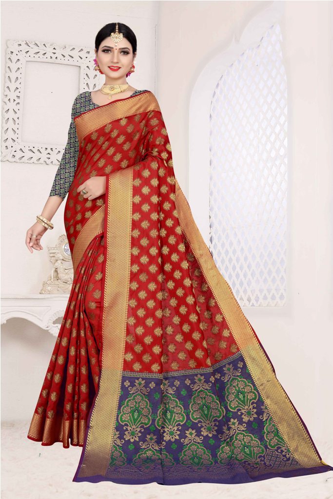 Here Is A Designer Silk Based Saree