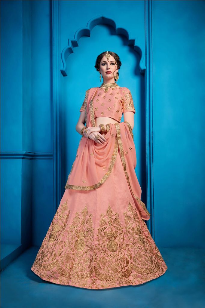 Go Colorful With This Very Beautiful Heavy Designer Lehenga Choli