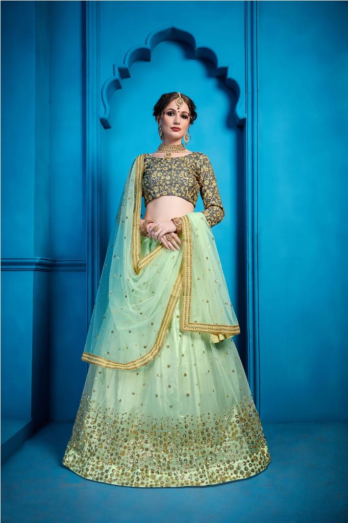 Go Colorful With This Very Beautiful Heavy Designer Lehenga Choli