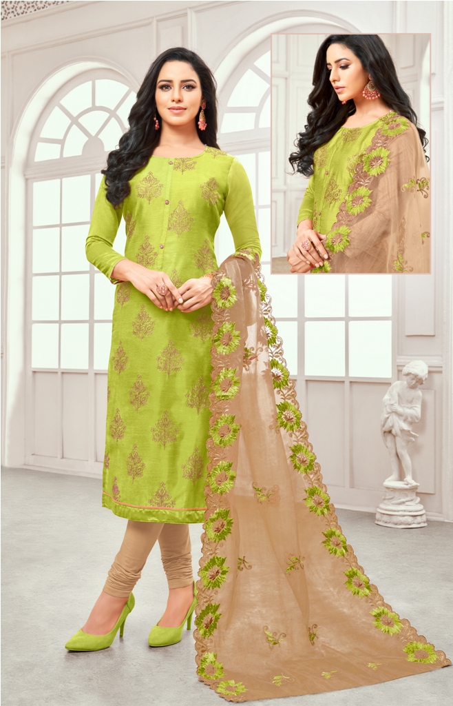 Rich And Elegant Looking Designer Straight Suit