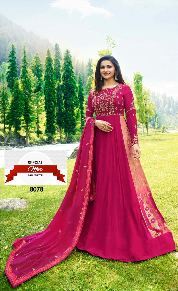 beautyfull Zari resham embroidery shut