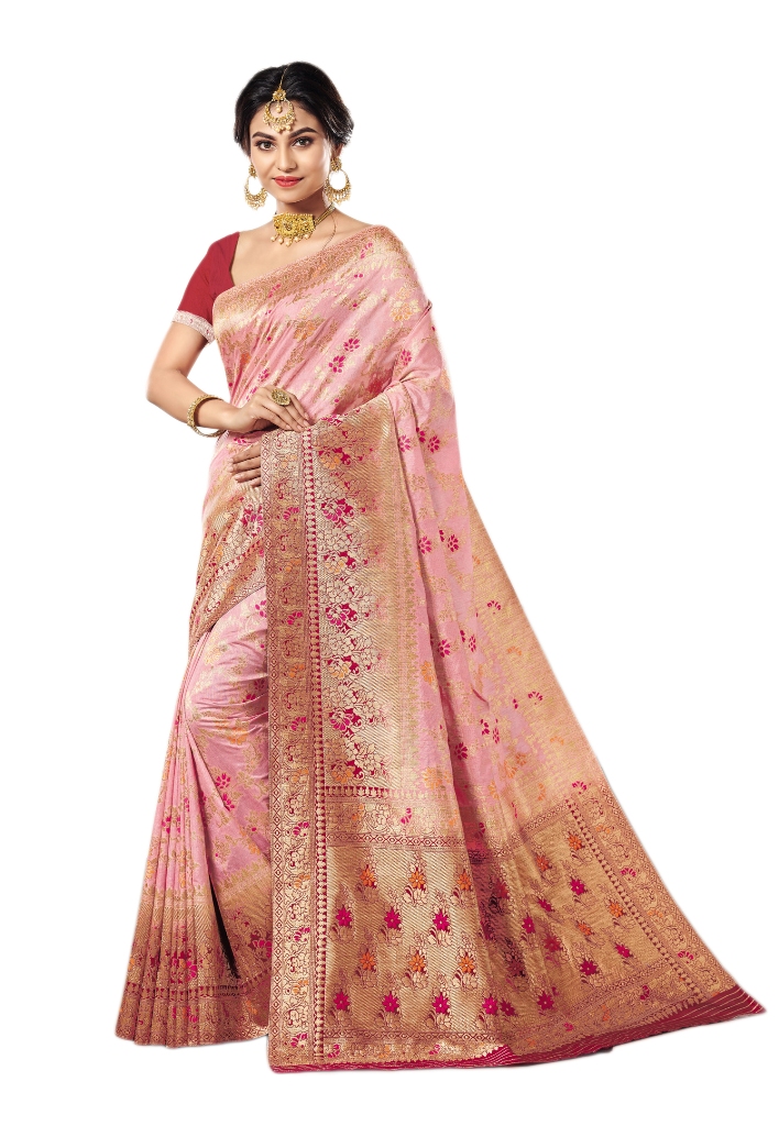 Get Ready For The Upcoming Festive And Wedding Season Wearing This kanjivaram silk Saree