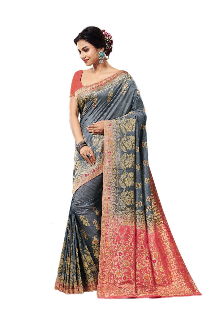 Get Ready For The Upcoming Festive And Wedding Season Wearing This kanjivaram silk Saree