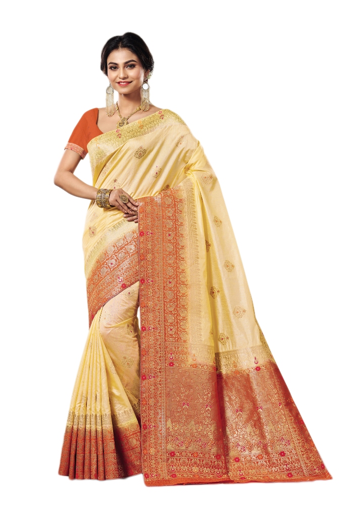 Get Ready For The Upcoming Festive And Wedding Season Wearing This kanjivaram silk Saree