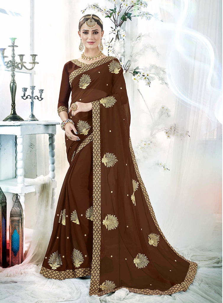 A Must Have Shade In Every Womens Wardrobe Is Here With This Designer Saree