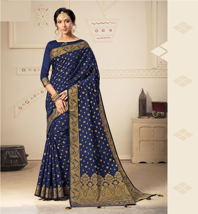 Flaunt Your Rich And Elegant Taste Wearing This Lovely Silk Based Saree