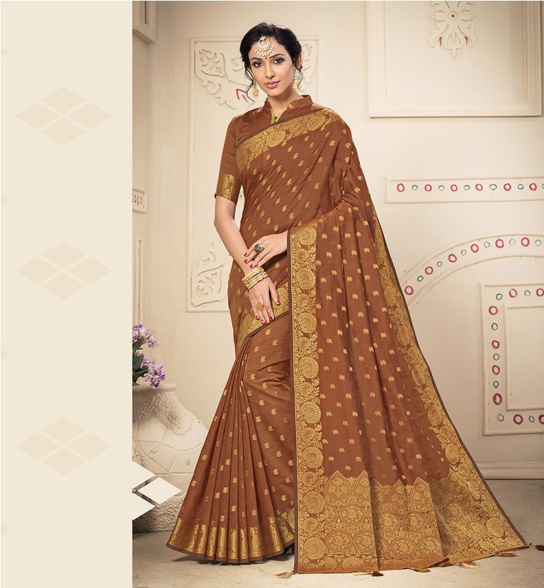 Flaunt Your Rich And Elegant Taste Wearing This Lovely Silk Based Saree