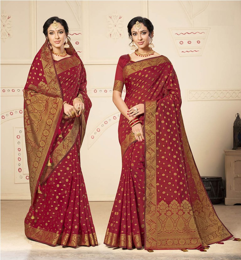 Flaunt Your Rich And Elegant Taste Wearing This Lovely Silk Based Saree