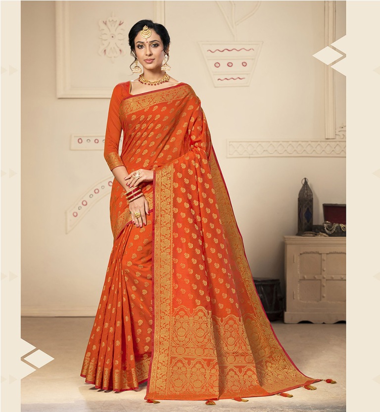 Flaunt Your Rich And Elegant Taste Wearing This Lovely Silk Based Saree