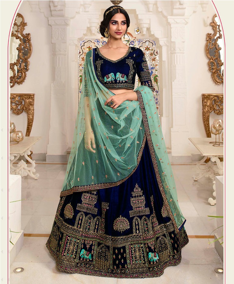 New And Unique Patterned Heavy Designer Lehenga Choli