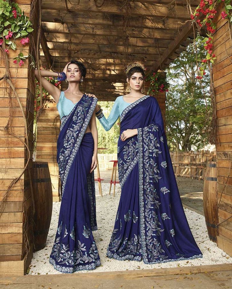 Celebrate This Festive And Wedding Season Wearing This Heavy Designer Saree