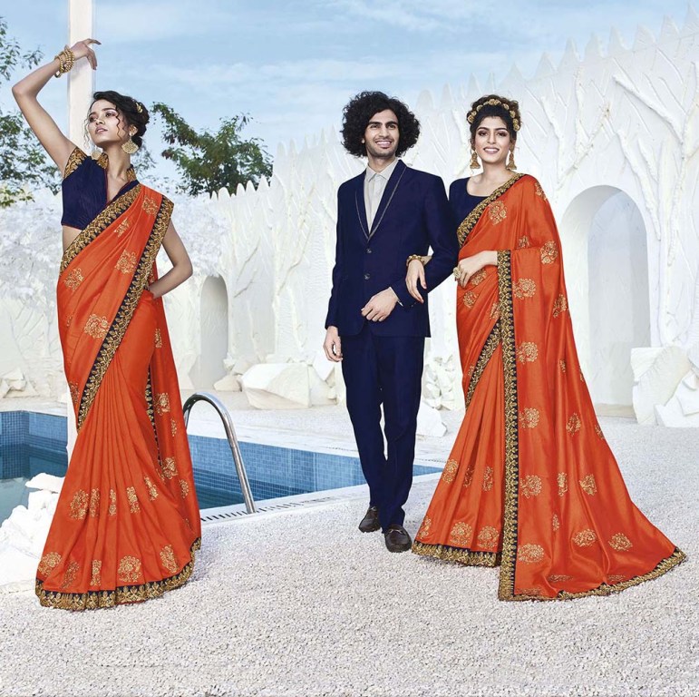 Celebrate This Festive And Wedding Season Wearing This Heavy Designer Saree