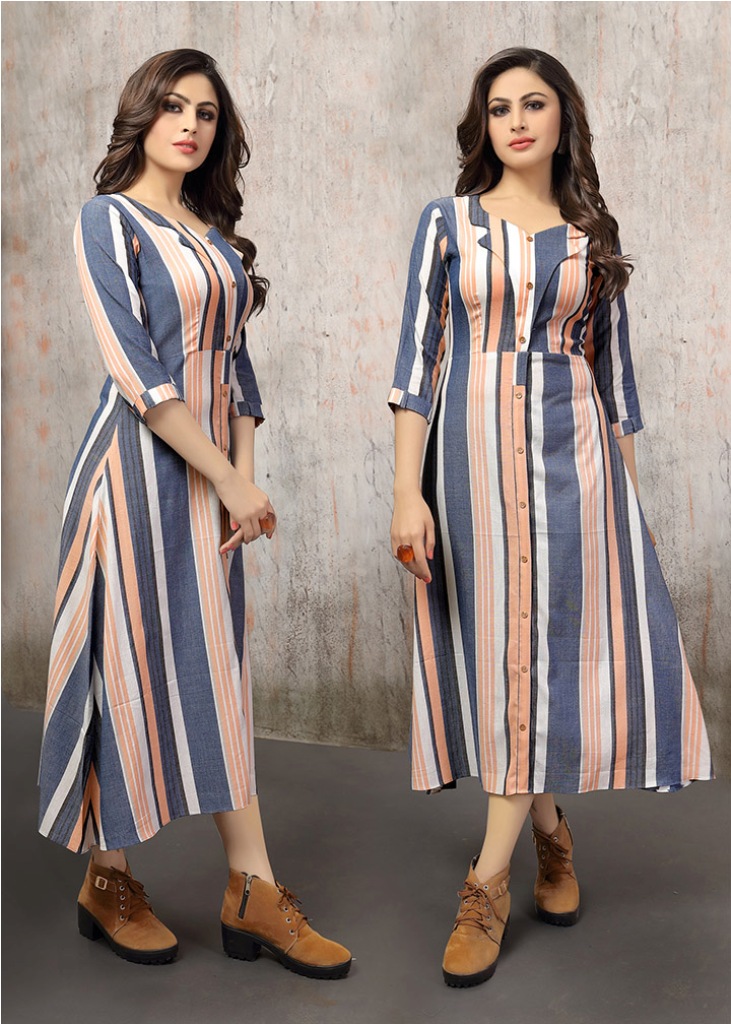 Flaunt Your Rich And Elegant In This Readymade Designer Kurti