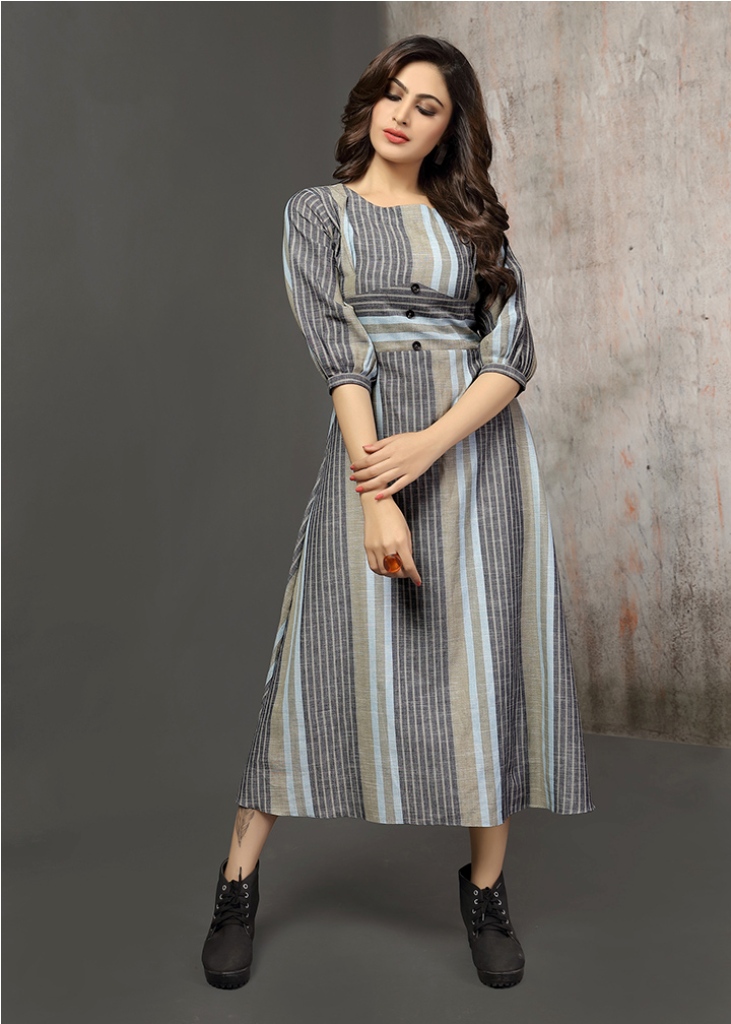 Flaunt Your Rich And Elegant In This Readymade Designer Kurti