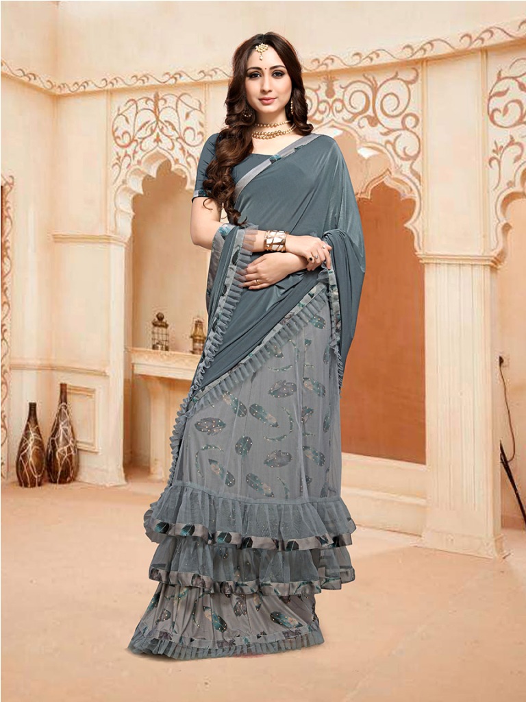 Look Pretty This Ready To Wear Design Designer Saree