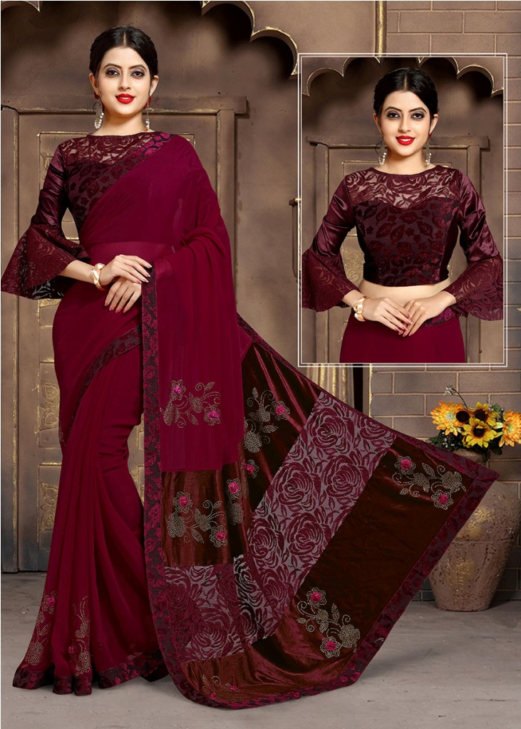 Look Pretty This Ready To Wear Design Designer Saree