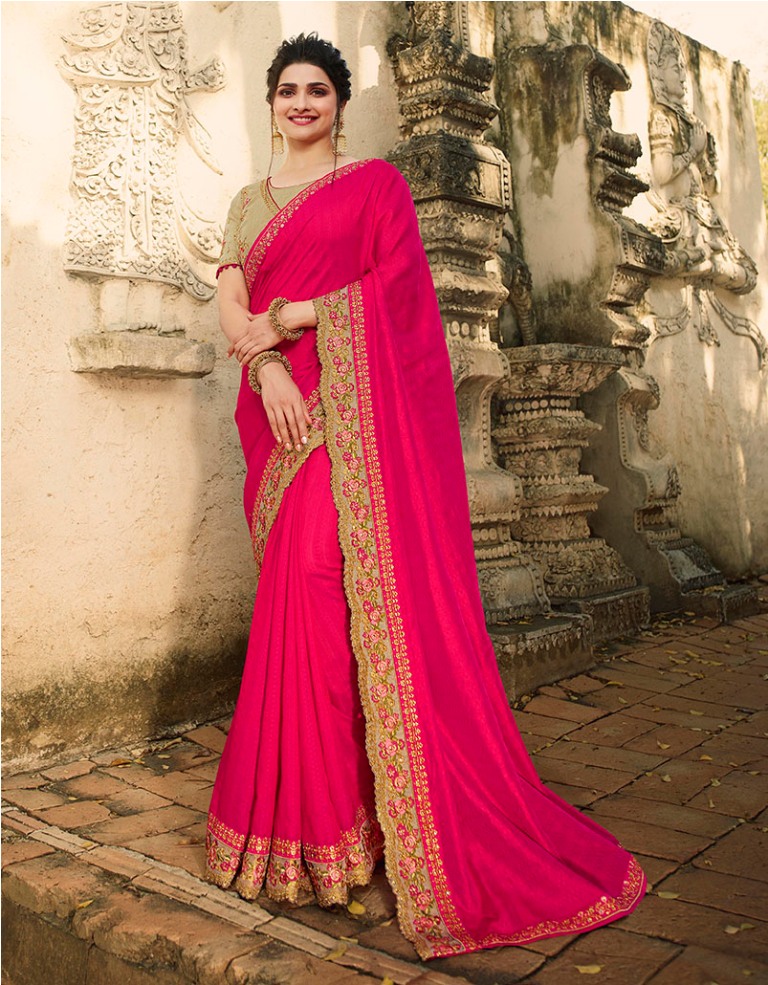 Catch All The Limelight At The Next Wedding You Attend Wearing This Attractive Looking Designer Saree