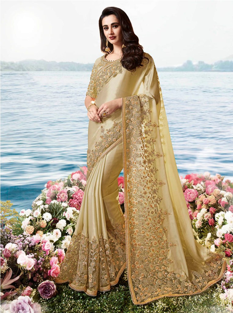 Flaunt Your Rich And Elagant Taste Wearing This Pretty Designer Saree