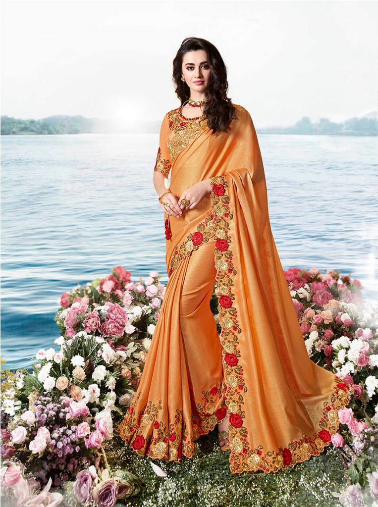 Flaunt Your Rich And Elagant Taste Wearing This Pretty Designer Saree