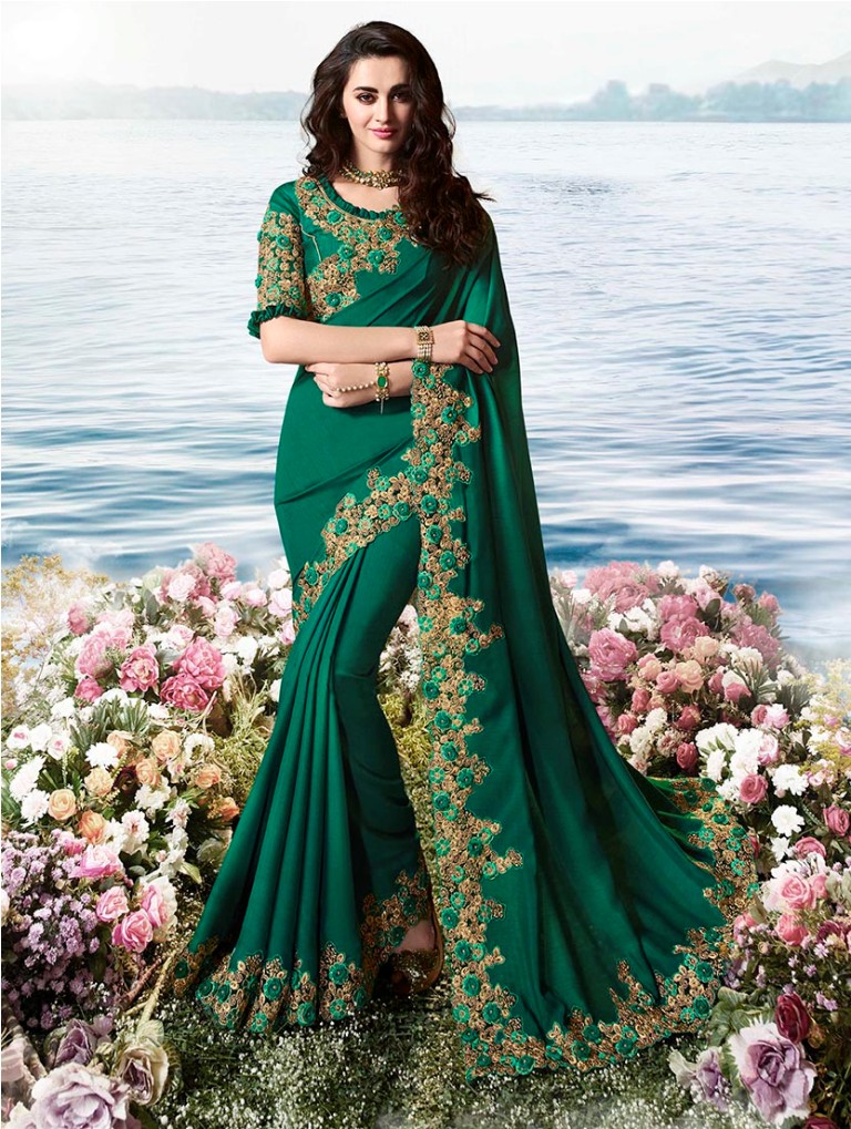 Flaunt Your Rich And Elagant Taste Wearing This Pretty Designer Saree